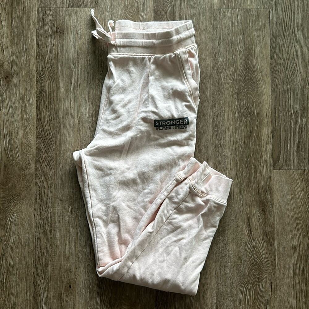 Peloton Pale Pink 'Stronger' Jogger Sweatpants